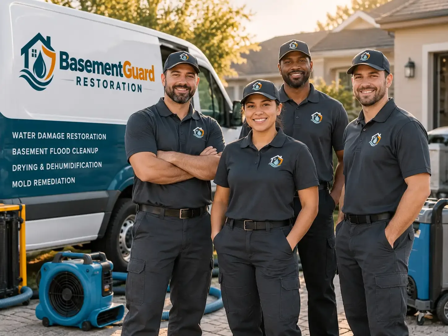 Basement Water Damage Restoration company in Kossuth, PA